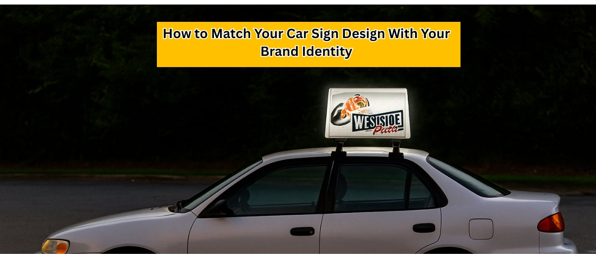 How to Match Your Car Sign Design With Your Brand Identity