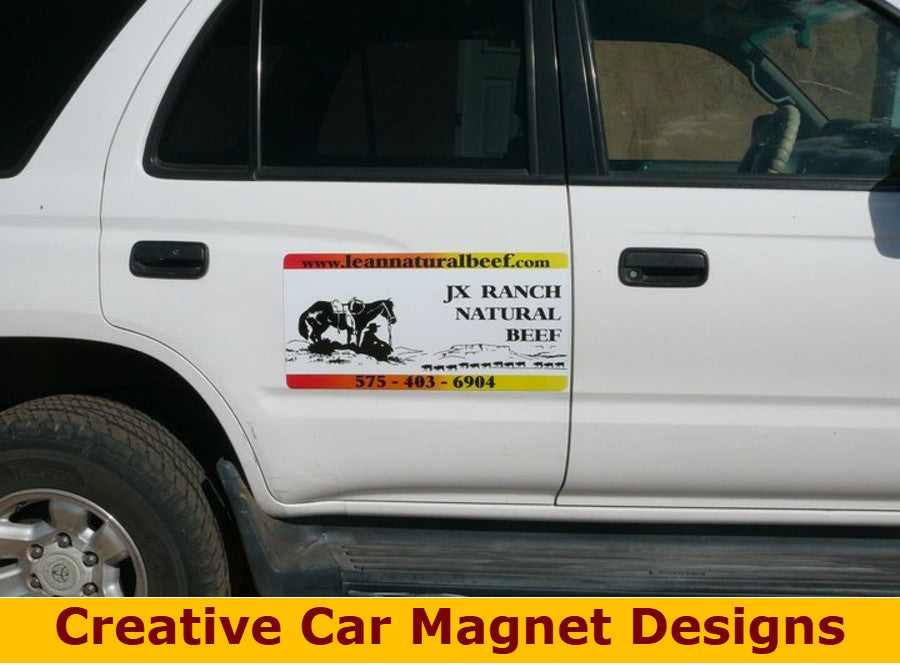 10 Eye-Catching Creative Car Magnet Designs To Boost Your Brand
