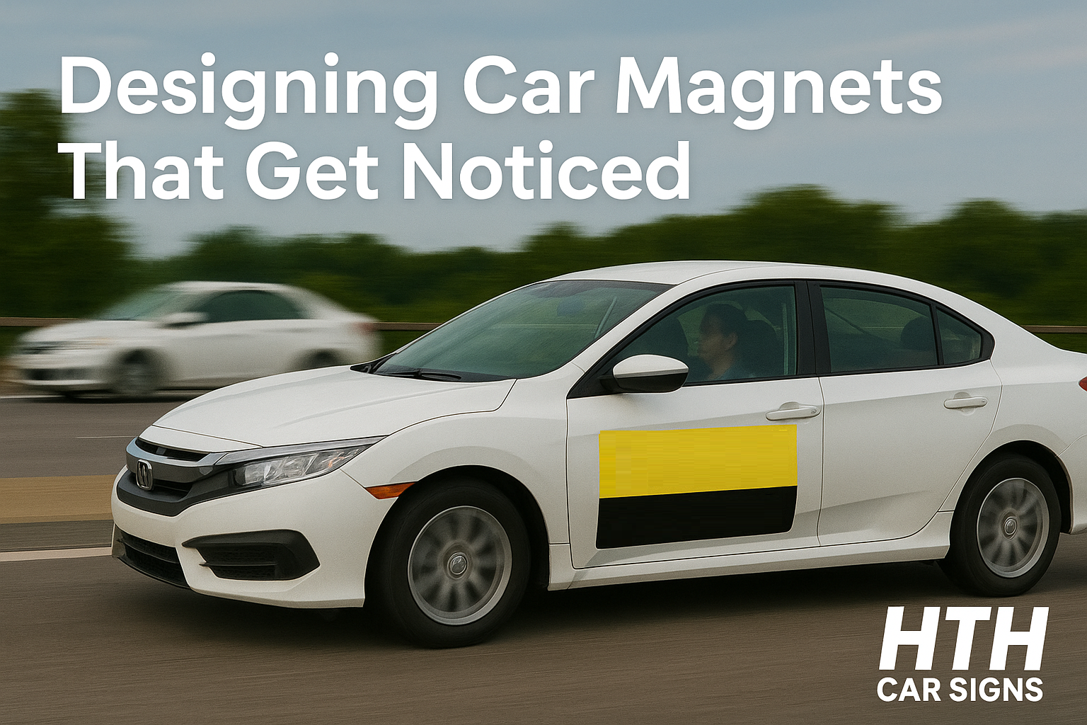 Designing Car Magnets That Get Noticed | HTH Car Signs