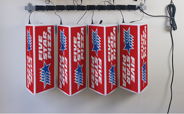 10 SIGN WALL STORAGE KIT WITH POWER STRIP