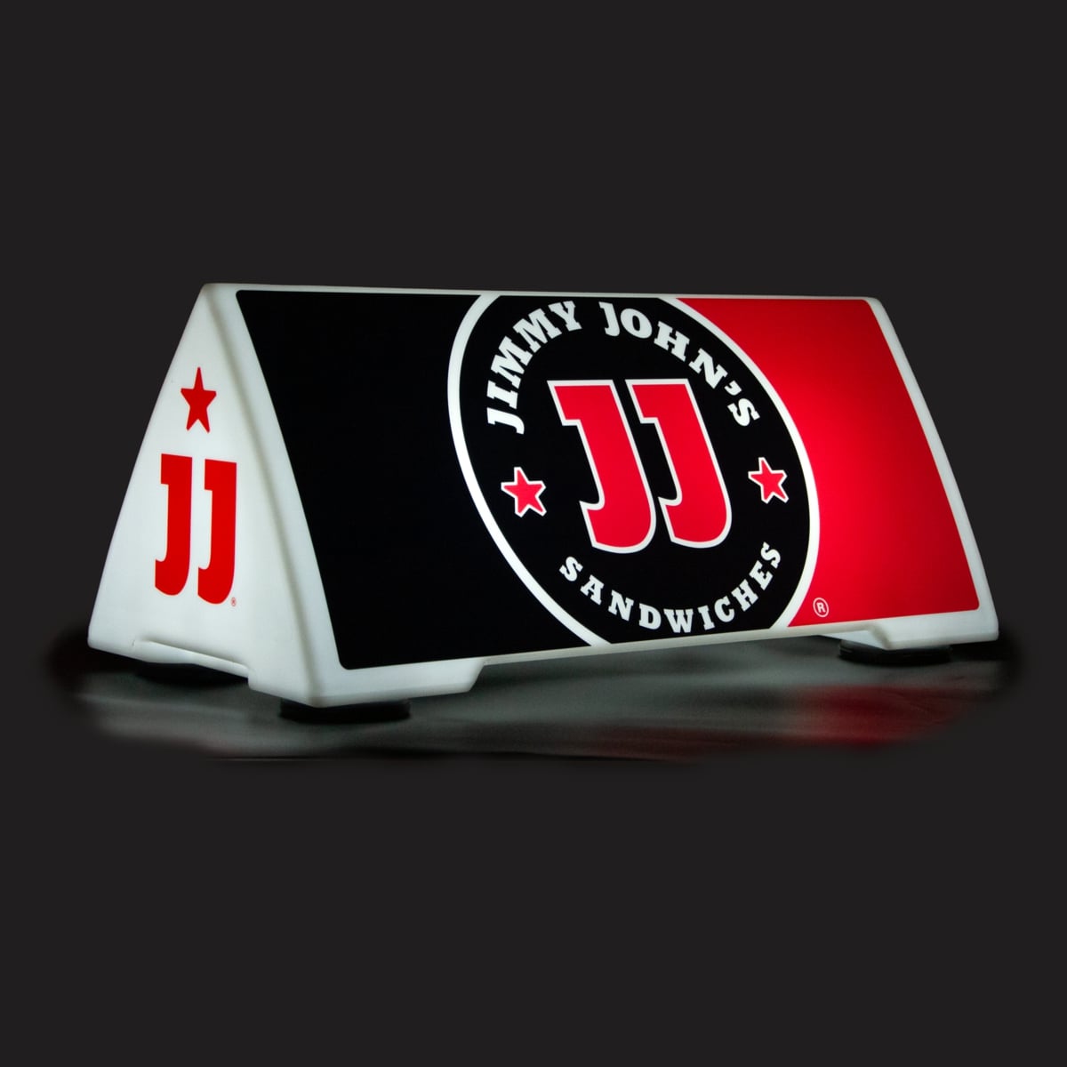 Jimmy John’s Quad Car Topper Sign - Image 1