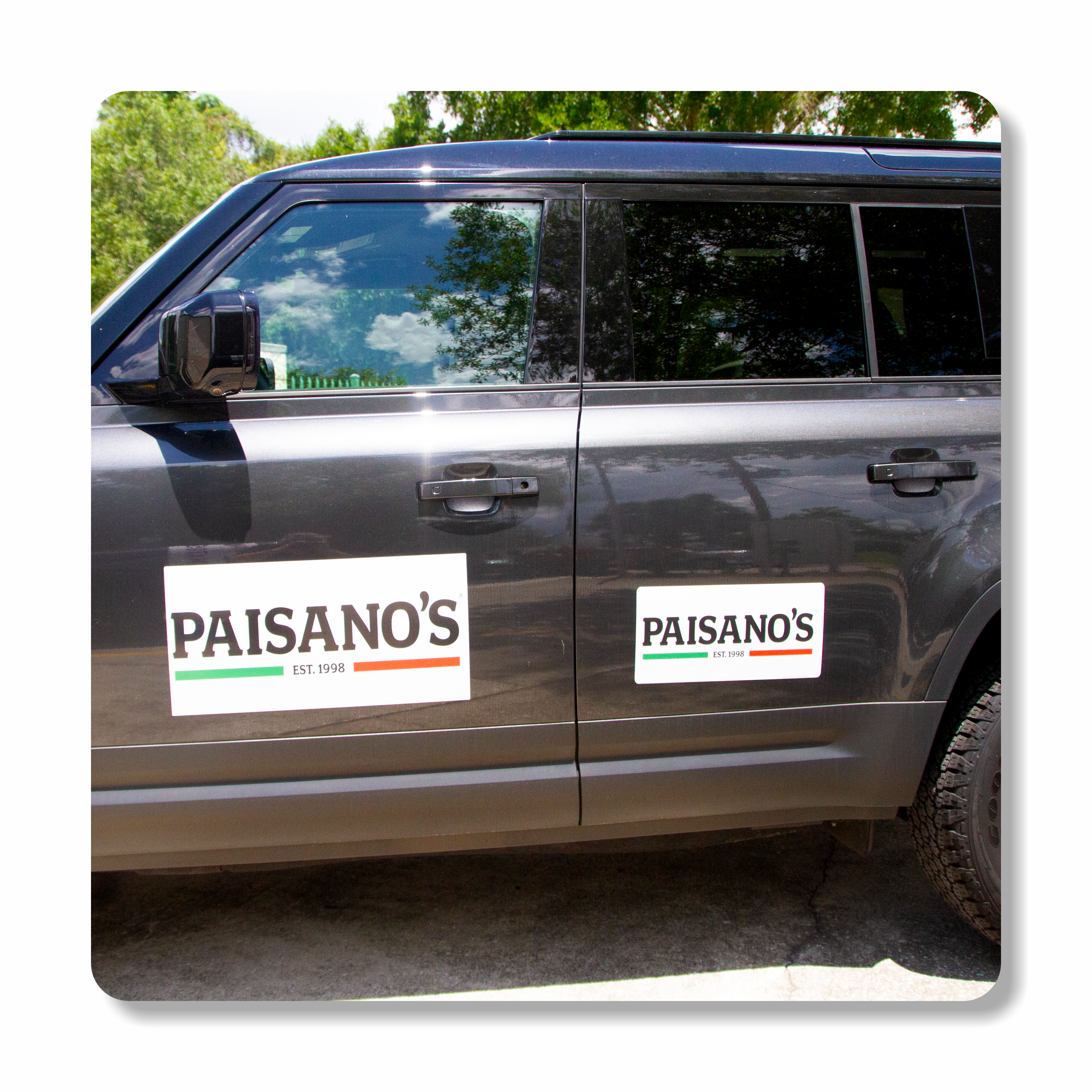 Paisano's Small CAR DOOR MAGNET SET - Image 2