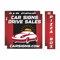 PIZZA BOX REPLACEMENT DECALS