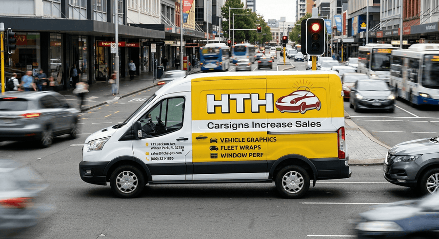 How to Design Car Signs That Get Noticed Instantly
