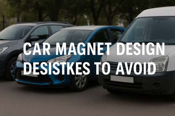 Car Magnet Design Mistakes to Avoid: Improve Visibility, Readability & On-Road Branding