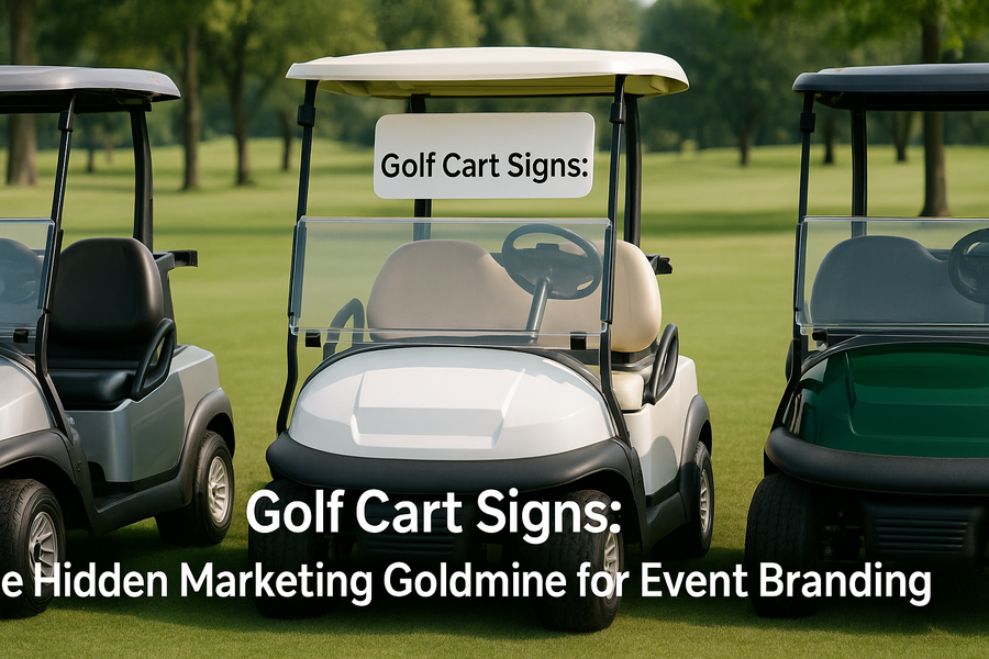 Golf Cart Signs: The Hidden Marketing Goldmine for Event Branding