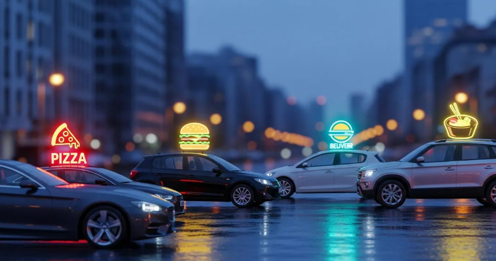 Best Car Signs for Food Delivery Drivers: Visibility, Safety & Branding Tips