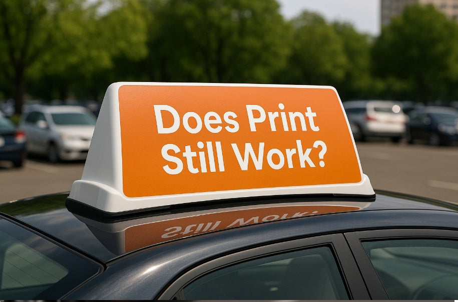 Window Mounted Car Signs: The Best Option When Magnets Don’t Work