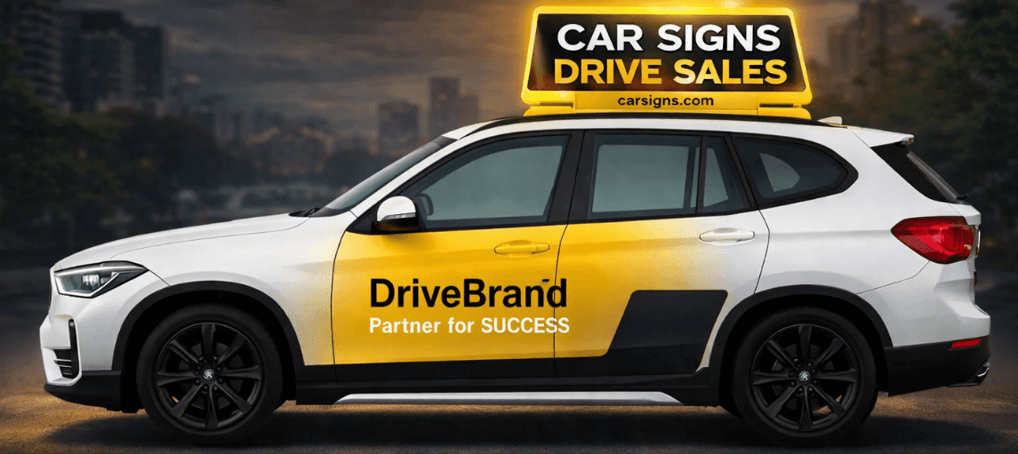 Car Topper Signs for Food Delivery: Cost, ROI & Best Designs