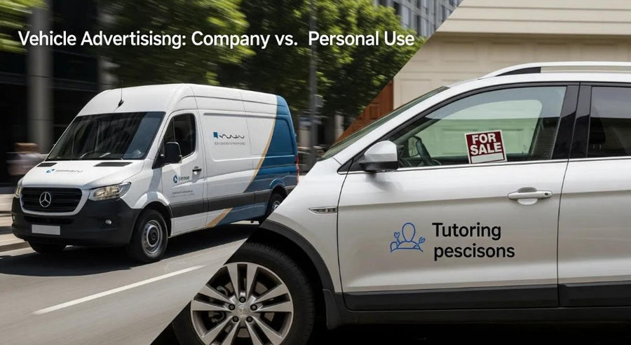 Can Car Signs Be Used on Company-Owned vs Personal Vehicles? What You Need to Know