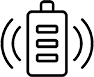 Cordless battery powered automated light system