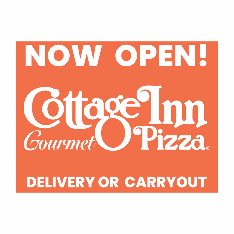 Cottage Inn Yard Sign - Now Open - Pack of 10
