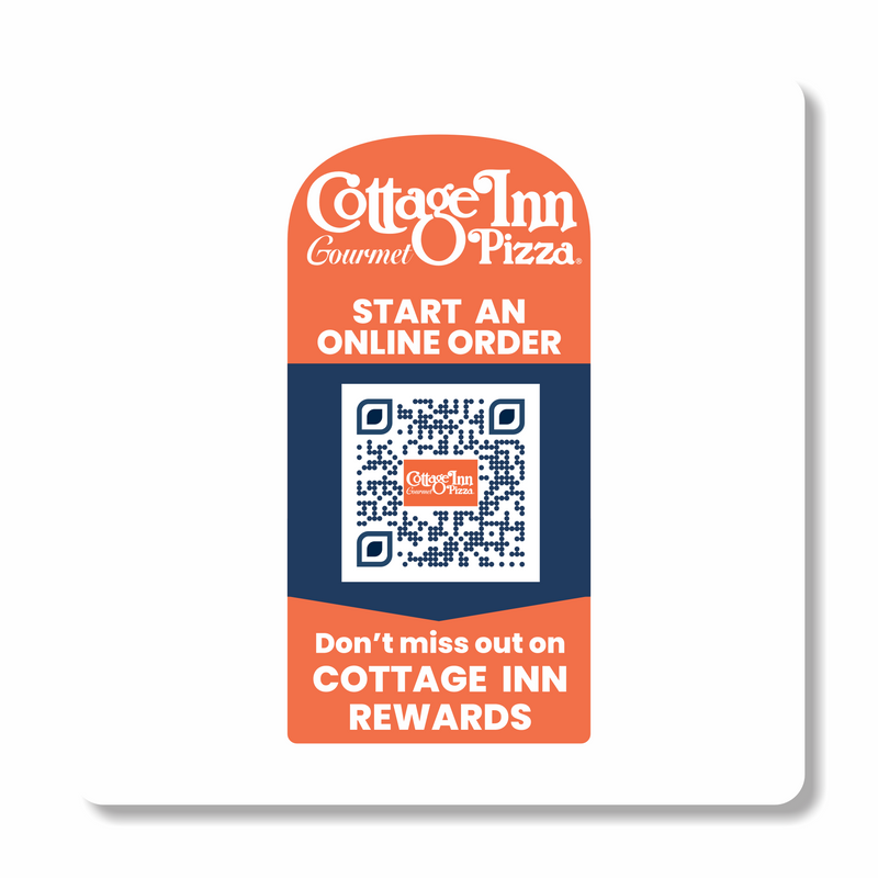 Cottage Inn Fridge QR Code Fridge Magnet - Pack of 500