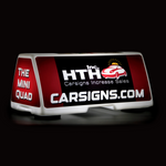 Mini Quad Sign Mini Quad Sign – Compact 4-Sided Car Topper