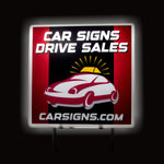 Pizza Box Window-Mounted Car Sign - 2