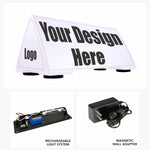Quad Car Top Sign – Large Magnetic Rooftop Advertising Sign (25.5