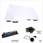 Quad Car Top Sign – Large Magnetic Rooftop Advertising Sign (25.5