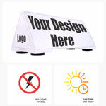 Quad Car Top Sign – Large Magnetic Rooftop Advertising Sign (25.5