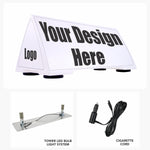 Quad Car Top Sign – Large Magnetic Rooftop Advertising Sign (25.5