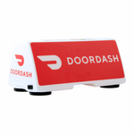 DoorDash Mini Quad Car Sign – 4-Sided Car Topper for Deliveries - 1