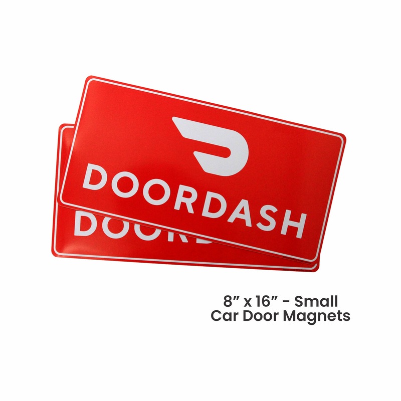 DOORDASH SMALL CAR DOOR MAGNET SET