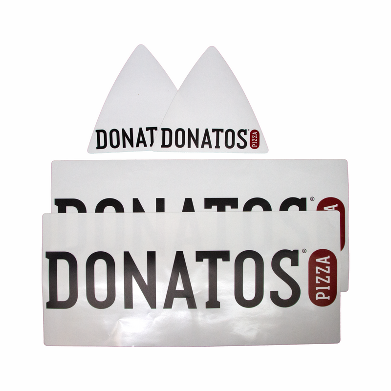 Donatos Pizza Quad Decal Set
