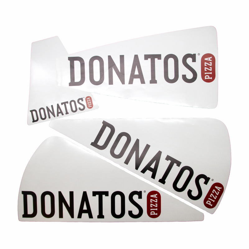 Donatos Pizza Slice Decal Set