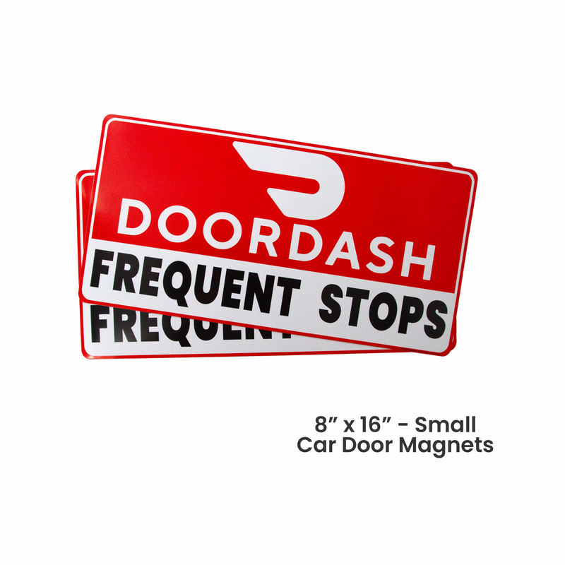 DOORDASH FREQUENT STOPS SMALL CAR DOOR MAGNET SET