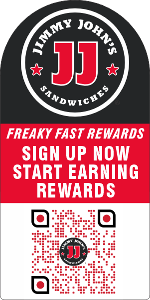 JIMMY JOHN'S FRIDGE MAGNET 100 PACK
