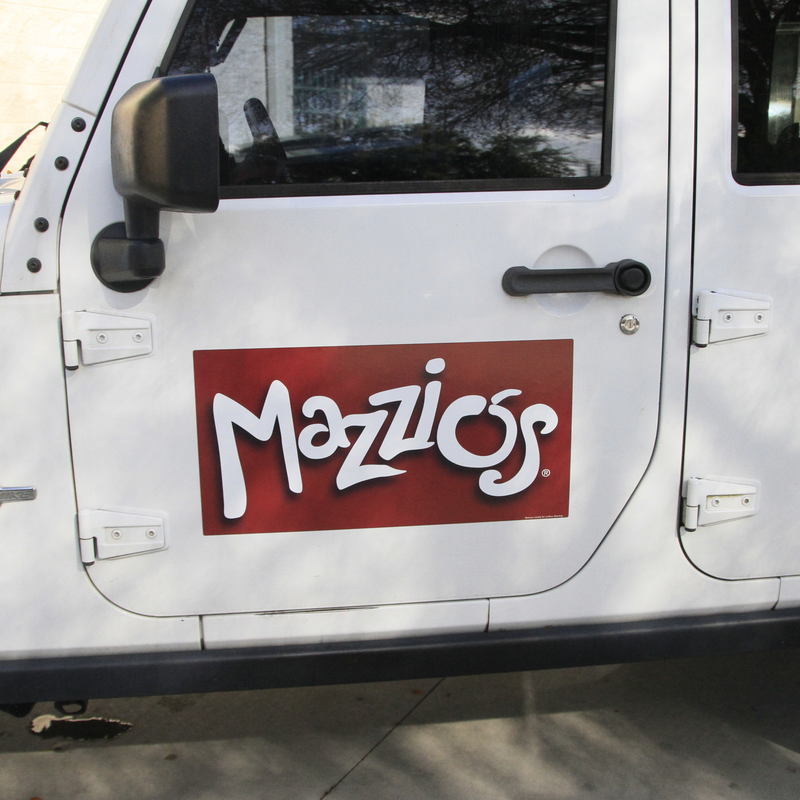 Mazzio's Car Door Magnet Set