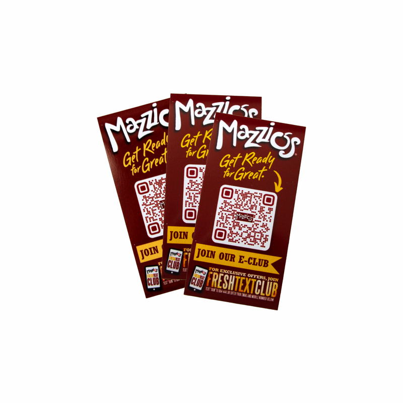 Mazzio's FRIDGE MAGNETS - 500 PACK