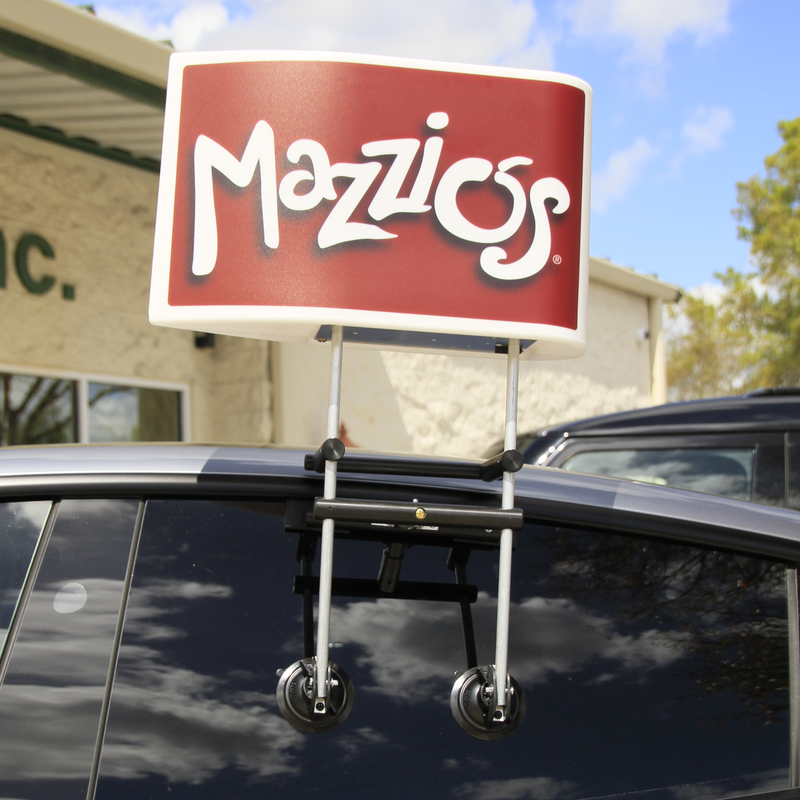 Mazzio's Window Wing Sign