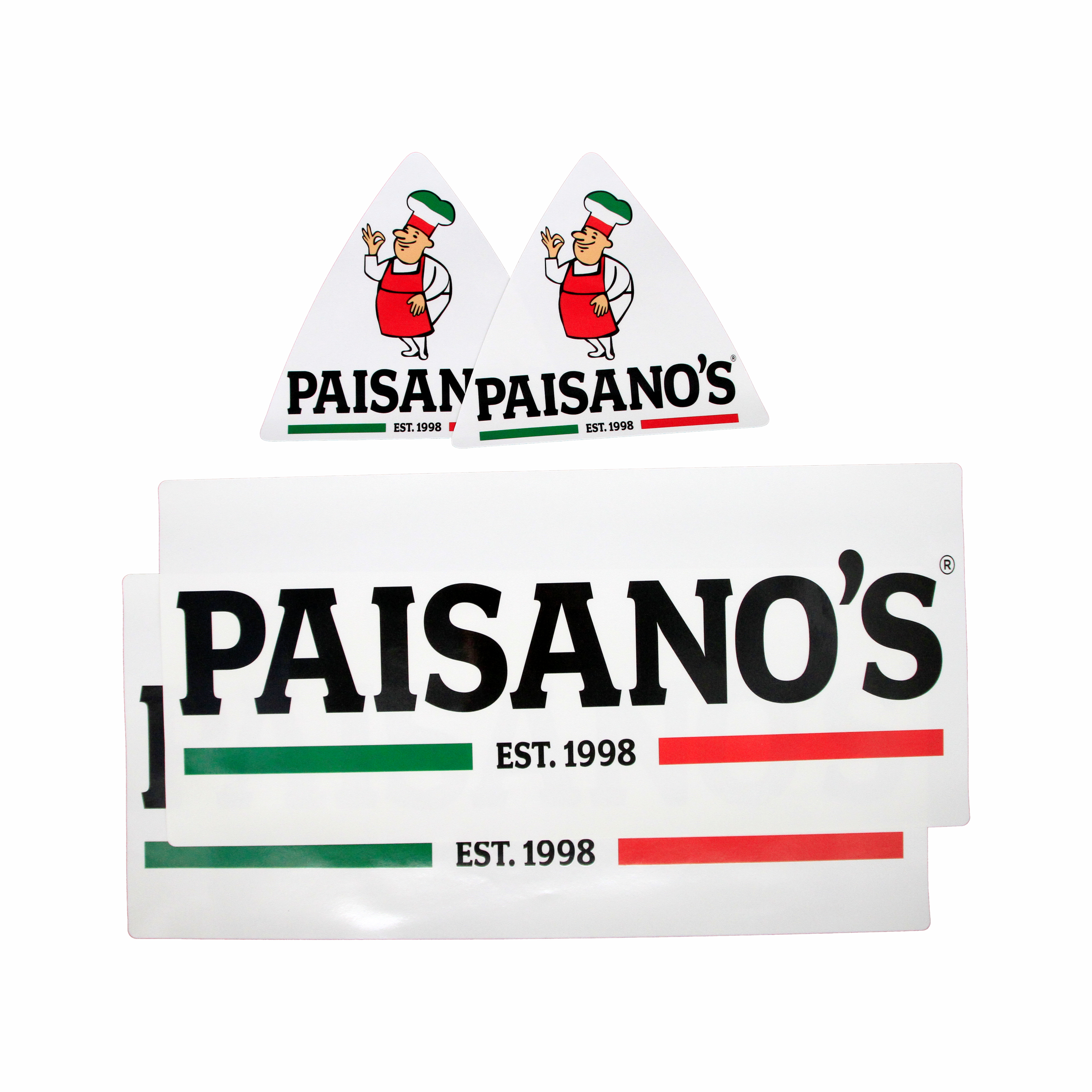 Paisano's Quad Decal Set