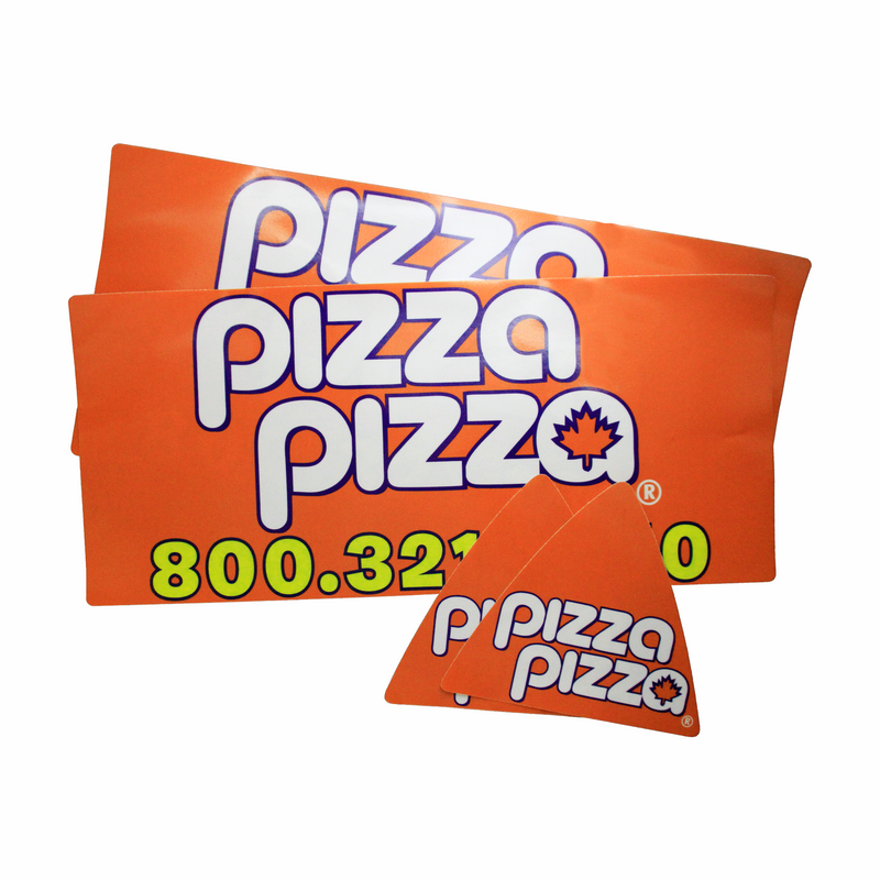 Pizza Pizza Quad Decal Set
