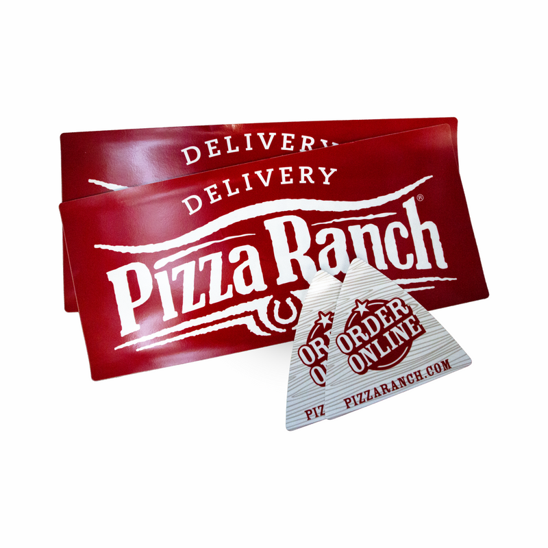 Pizza Ranch Quad Decal Set