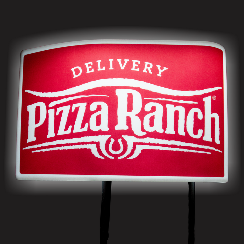 Pizza Ranch Window Wing Sign