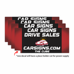 CUBE REPLACEMENT DECALS - 1