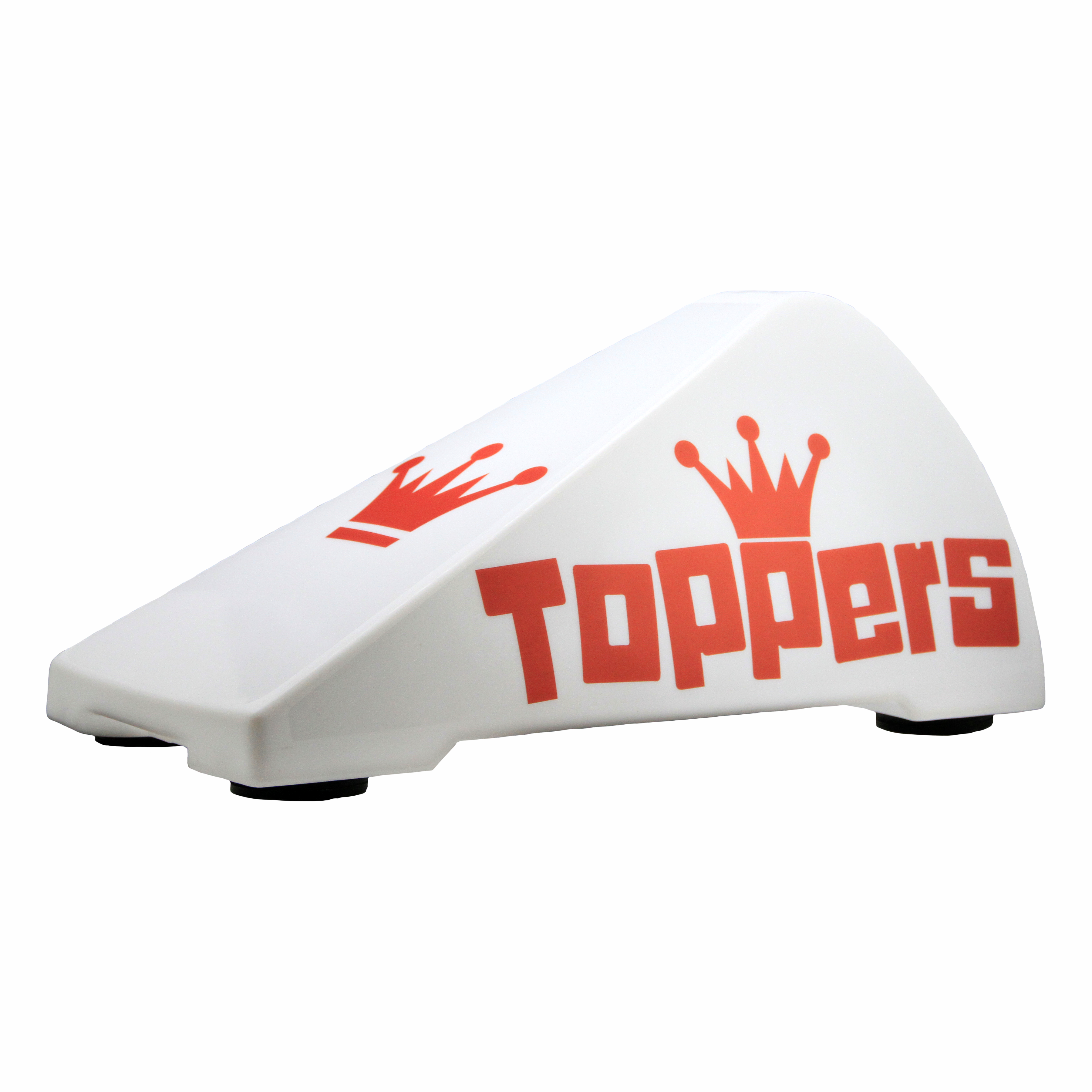 Toppers Pizza Slice Sign