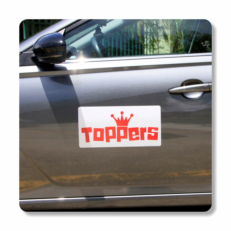 Toppers Pizza Small CAR DOOR MAGNET SET