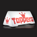 Toppers Pizza Quad Sign - 2