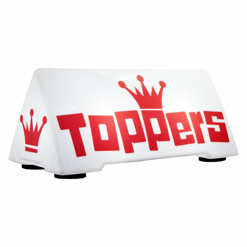 Toppers Pizza Quad Sign