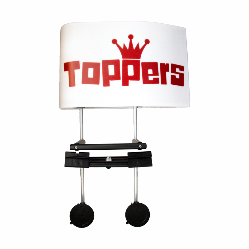 Toppers Pizza Window Wing Sign