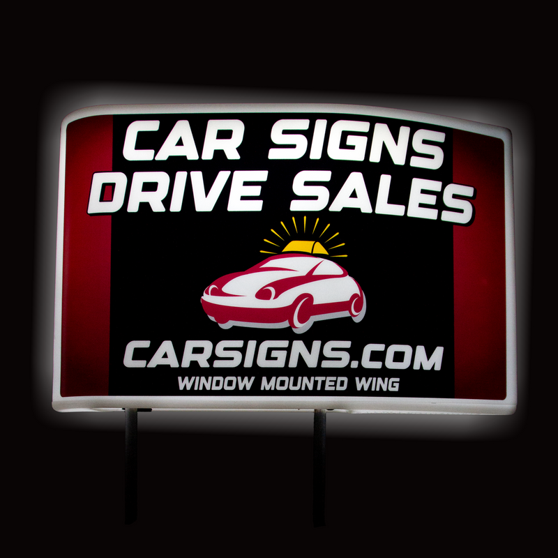 Winged Car Signs